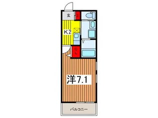first capital RIDAI【2階】の間取り