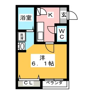 ヴィラート上尾春日【2階】の間取り