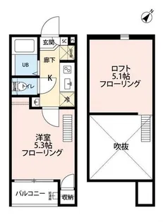 グランクオール潮見【3階】の間取り