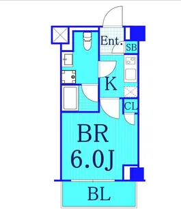 クレイシア横浜ヴェール【2階】の間取り