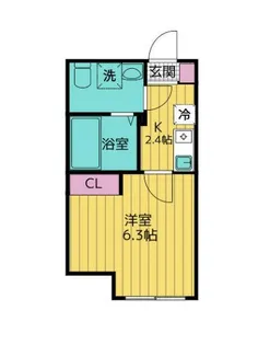 フローライト北千住【2階】の間取り