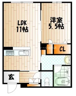シャーメゾン・ネバーランドII【1階】の間取り
