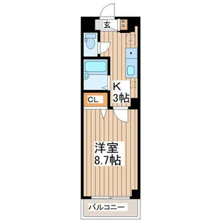 東京都葛飾区西新小岩5【マンション】の間取り