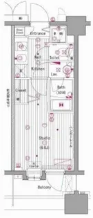 グランド・ガーラ横濱元町【5階】の間取り