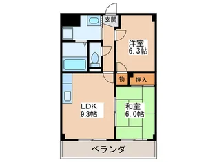 メゾン山下【3階】の間取り