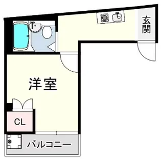 中間東雲ハイツ【5階】の間取り
