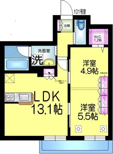 千葉県浦安市今川1【マンション】の間取り