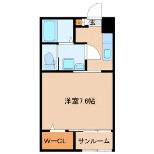 シャルマン メイ【1階】の間取り