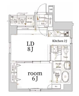 Log銀座東【2階】の間取り