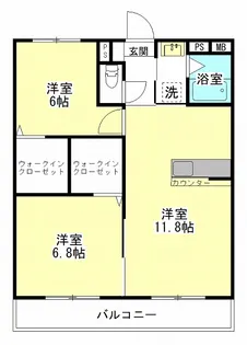パンパスグラス【3階】の間取り