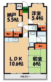 グリーンアイランド【3階】の間取り