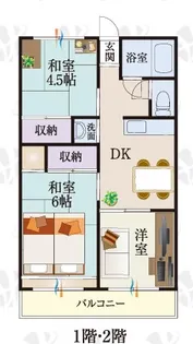 b’CASA松戸IVre-born【2階】の間取り