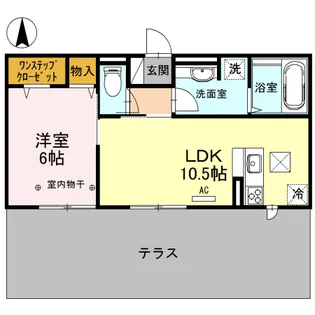 K-プレイス・レイクタウンII【1階】の間取り