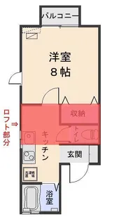 スクエア南台【1階】の間取り