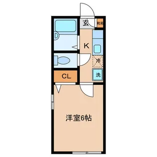 エルレーブ【2階】の間取り