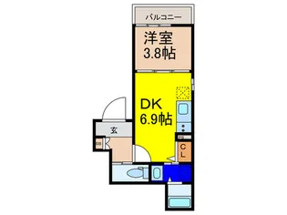 ASTRA HIMESATO【2階】の間取り