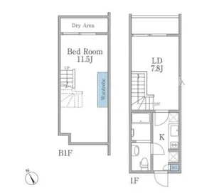 LAPiS恵比寿IIの間取り