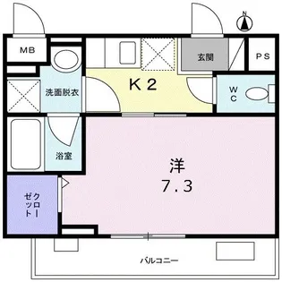 モーデ グランツ【1階】の間取り