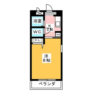 ホワイトヒルズ本山【5階】の間取り