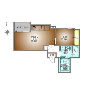 REGALEST高道【1階】の間取り