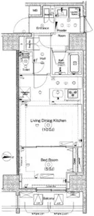 ブライズ方南町【2階】の間取り