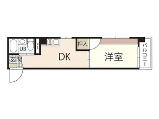 メゾンツルミ【3階】の間取り