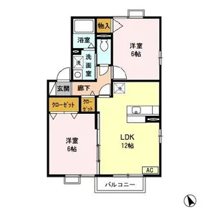 ウィステリア(千種4丁目)【2階】の間取り