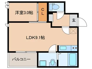 REGALEST香椎【2階】の間取り