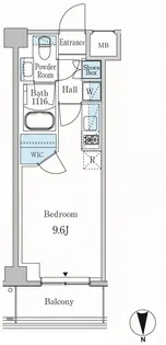 パークアクシス東蒲田【4階】の間取り