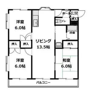 メゾンさつきの【2階】の間取り