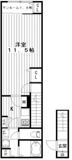 インフィニティパレス【2階】の間取り