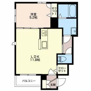 クレスティーク【1階】の間取り