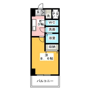 Grand Pa Rise West【1階】の間取り