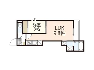 GRANDTIC旭園【1階】の間取り