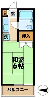 コーポ有賀【1階】の間取り