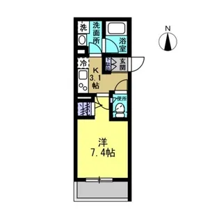 シャーメゾン・プリュネ【1階】の間取り