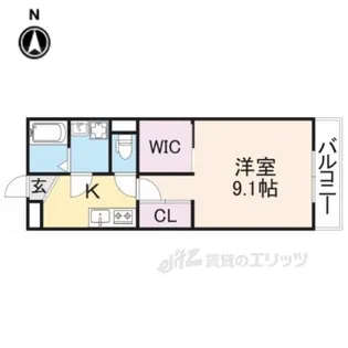 ジーメゾン法蓮町【2階】の間取り