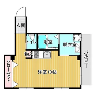北畠ハイツ【4階】の間取り