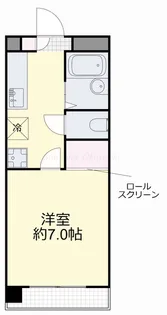 コスモクイーン矢坂I【3階】の間取り