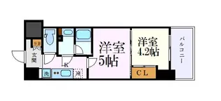 パークアクシス名古屋山王一丁目【3階】の間取り
