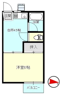 アーネス坂入【2階】の間取り