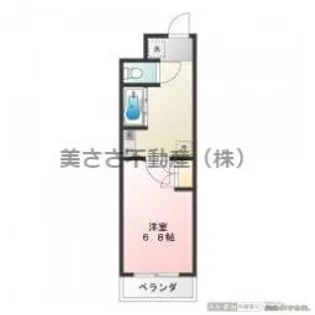 エストライフ八王子【1階】の間取り