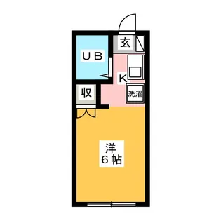 芳賀ハイツ2【1階】の間取り
