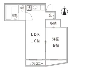寺内ビル【4階】の間取り