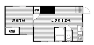 コーポ弘明寺【2階】の間取り