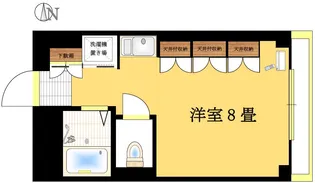メゾン高徳【6階】の間取り