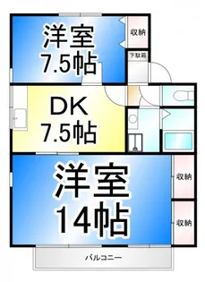 メゾン・ド・T【2階】の間取り