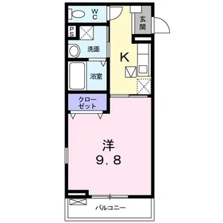 プレッソ新石切【1階】の間取り