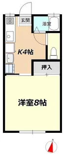 アヴァンメゾンつくば【1階】の間取り