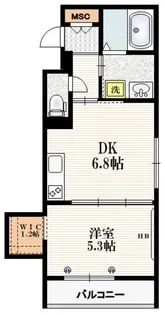 Merveille oku-ekimae【2階】の間取り